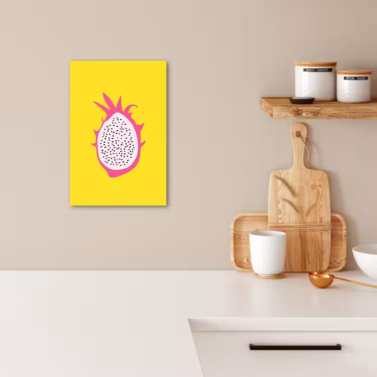 Leinwandbilder - Illustration - Drachenfrucht - Farbenfroh — 3