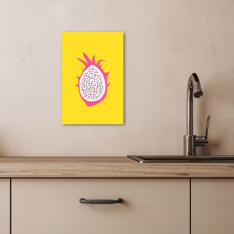 Leinwandbilder - Illustration - Drachenfrucht - Farbenfroh — 5