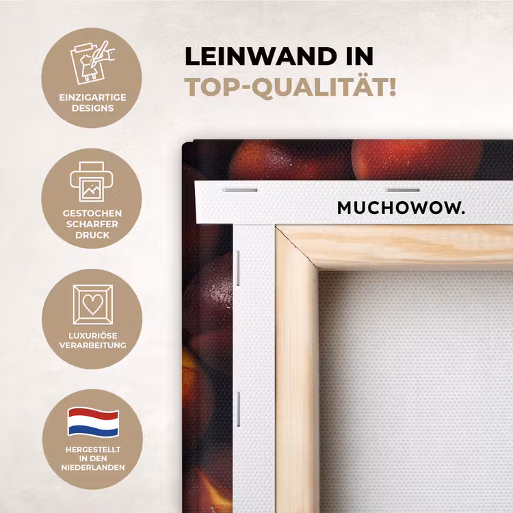 KitchenYeah - Küche - Leinwand - Obst - Nahaufnahme - Nektarinen — 1