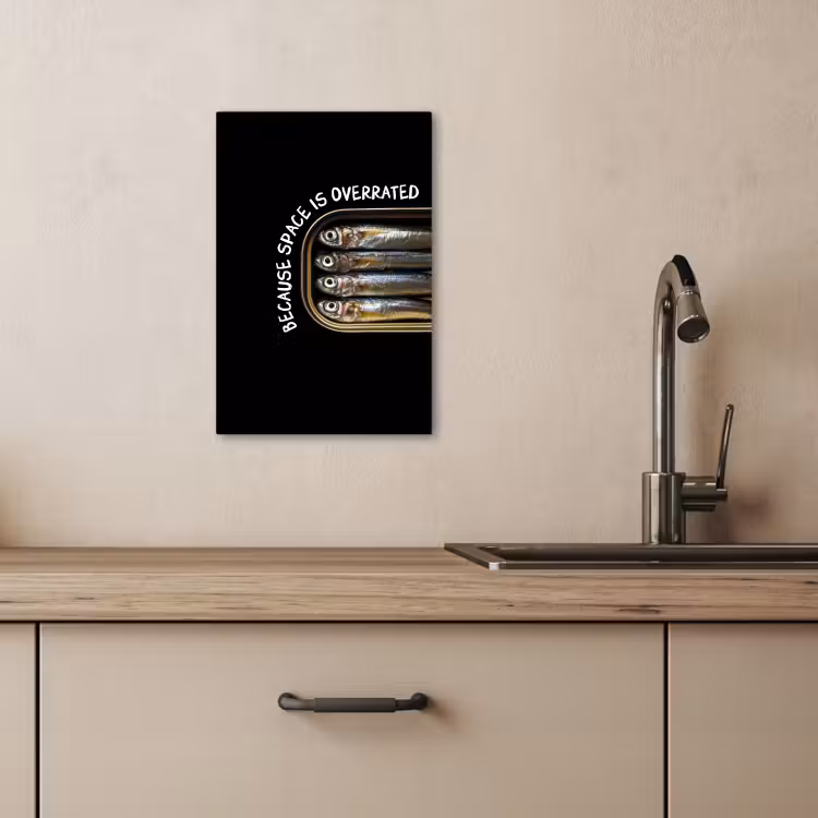 KitchenYeah - Küche - Leinwand - Sardinen - Text - Fisch - Konserven — 4