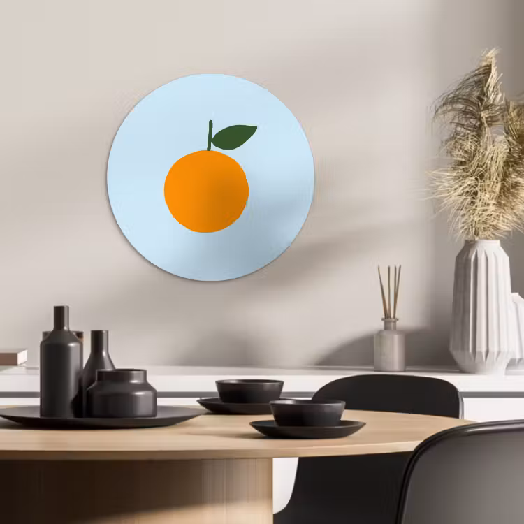 Runde Bilder - Obst - Orange — 2