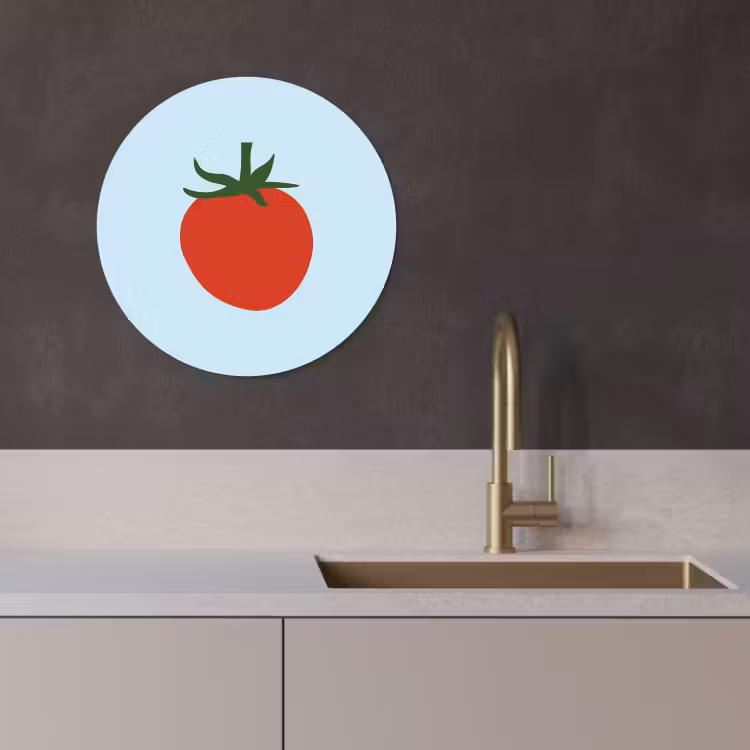 Runde Bilder - Rot - Tomate - Gemüse — 4