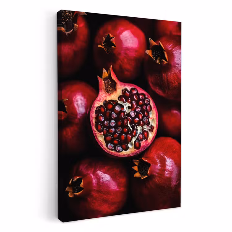 KitchenYeah - Küche - Leinwand - Granatapfel - Rot - Obst — 2
