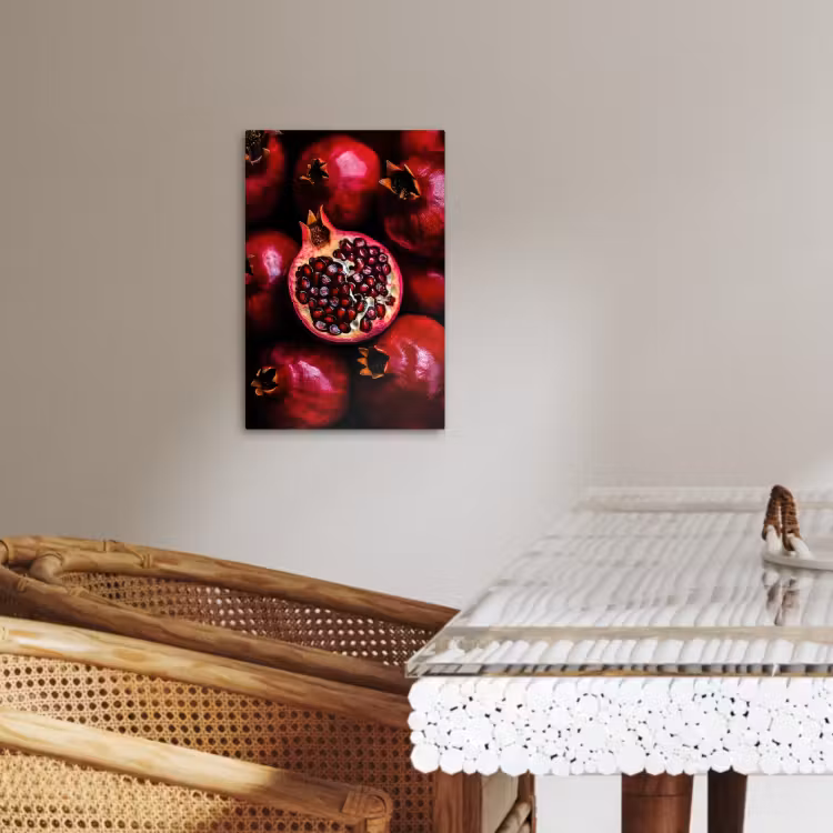 KitchenYeah - Küche - Leinwand - Granatapfel - Rot - Obst — 5