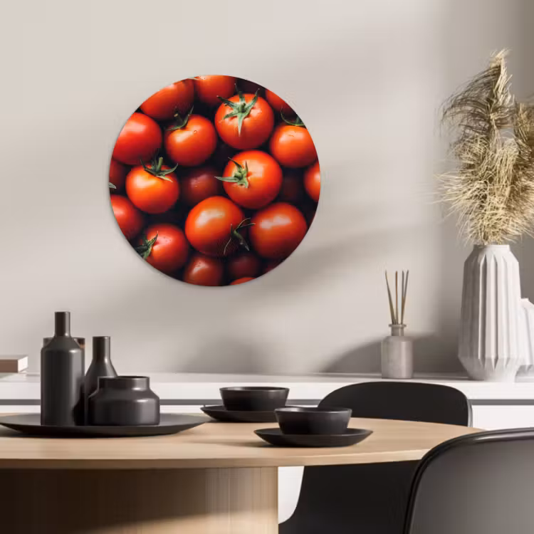 KitchenYeah - Küche - Forex Wandkreis - Gemüse - Rot - Tomaten — 1