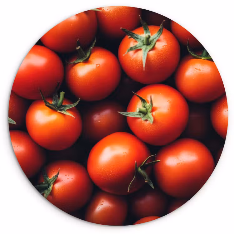KitchenYeah - Küche - Forex Wandkreis - Gemüse - Rot - Tomaten — 2