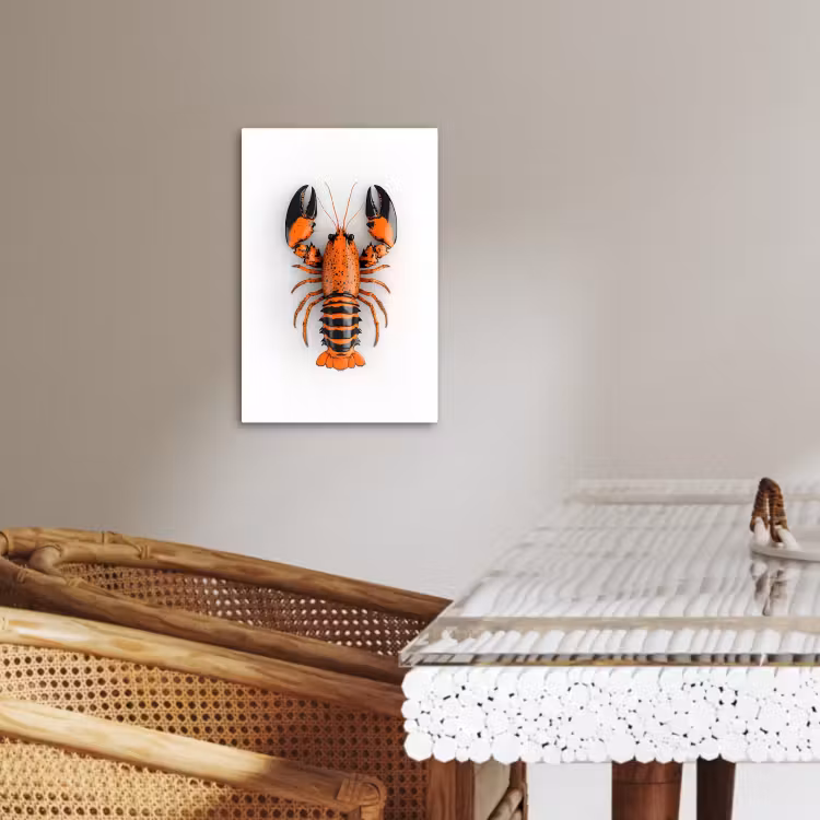 Leinwandbilder - Krebs - Schwarz - Orange - Weiß - Einzigartig — 4