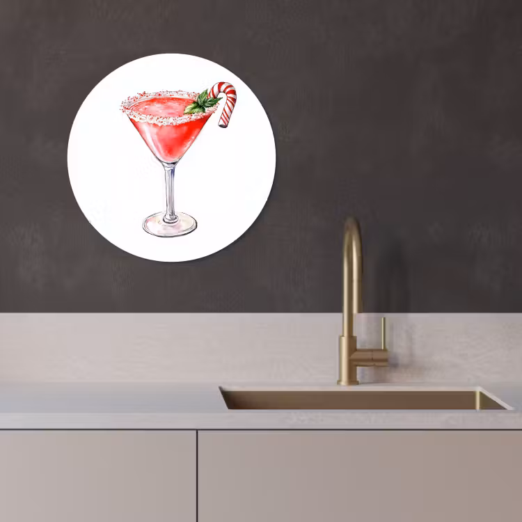 Runde Bilder - Cocktail - Getränk - Winter - Kunst — 1