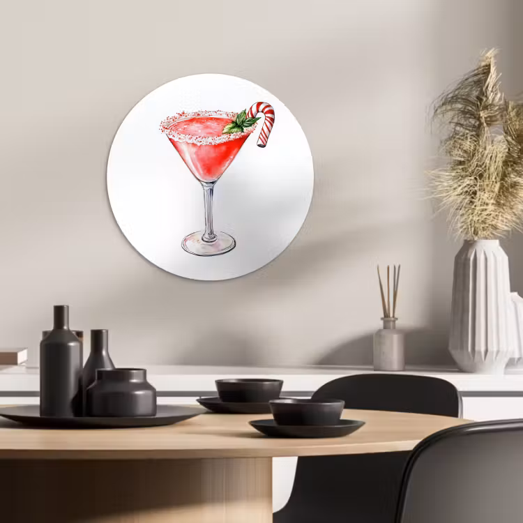 Runde Bilder - Cocktail - Getränk - Winter - Kunst — 3