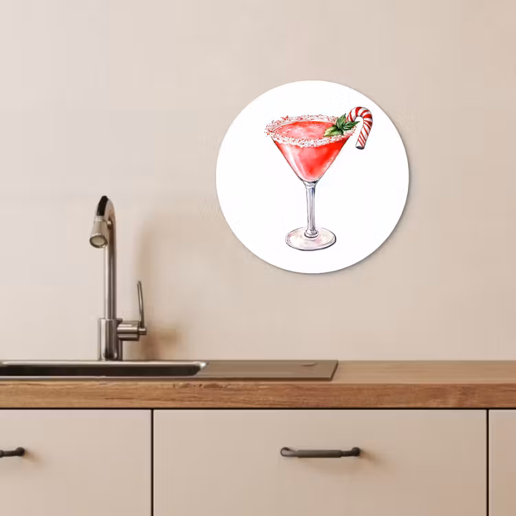 Runde Bilder - Cocktail - Getränk - Winter - Kunst — 4