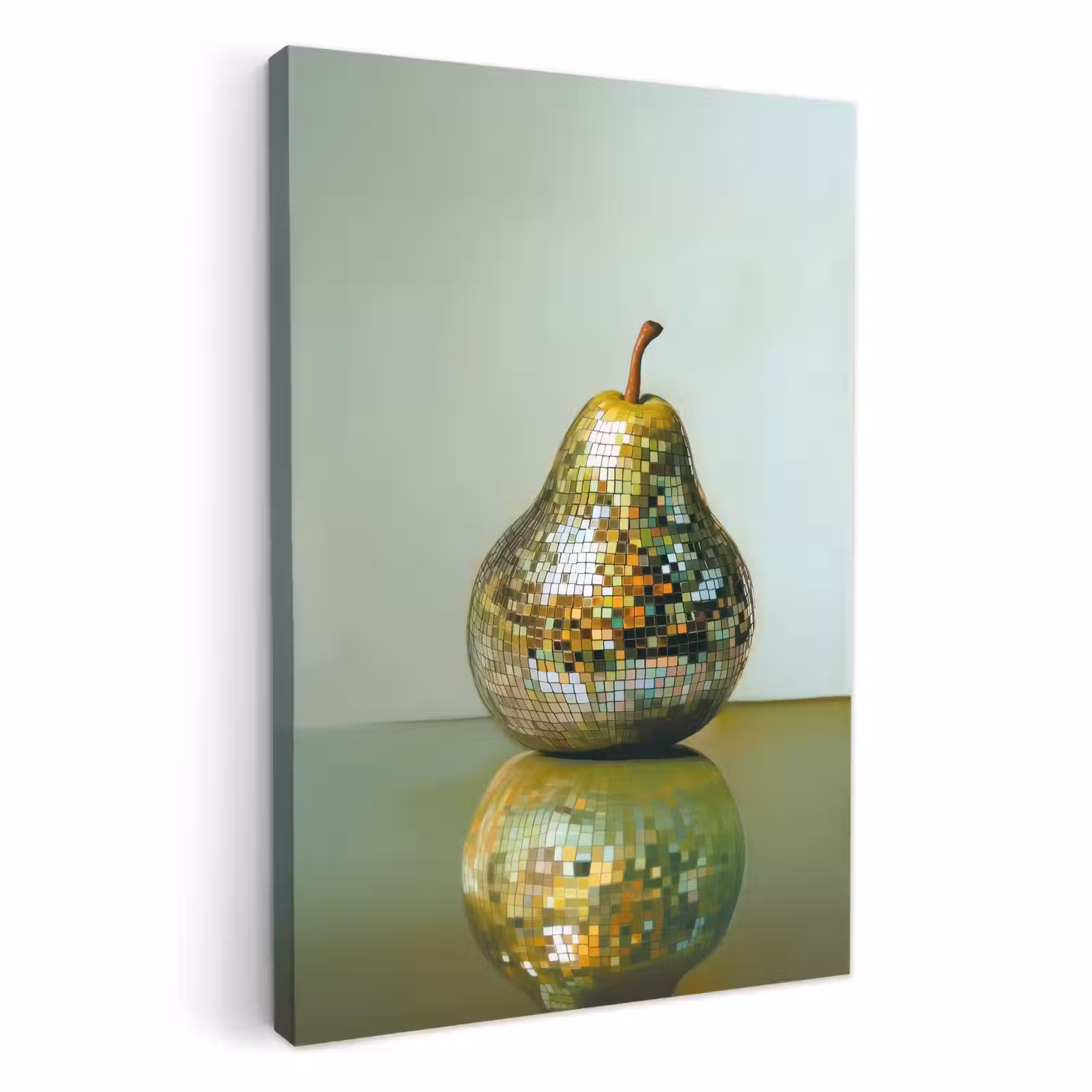 Leinwandbilder - Obst - Disco - Kunst - Glitzer — 1