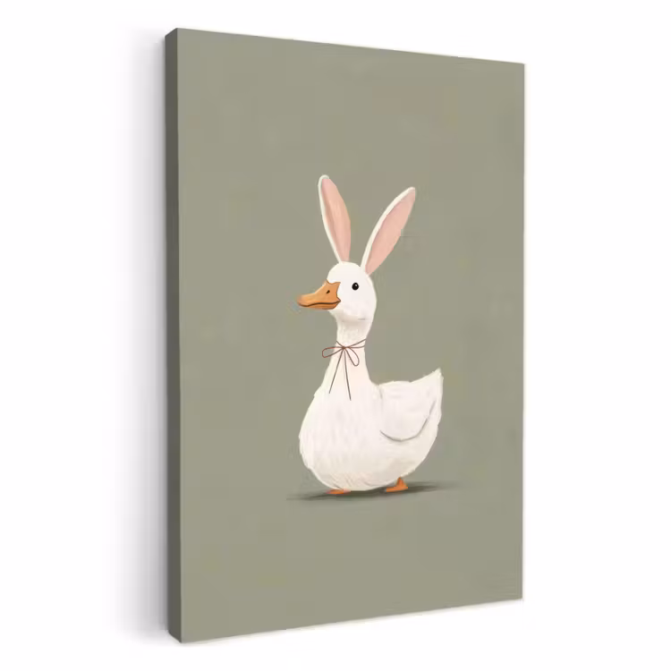 Ente - Kaninchenohren - Grau — 1