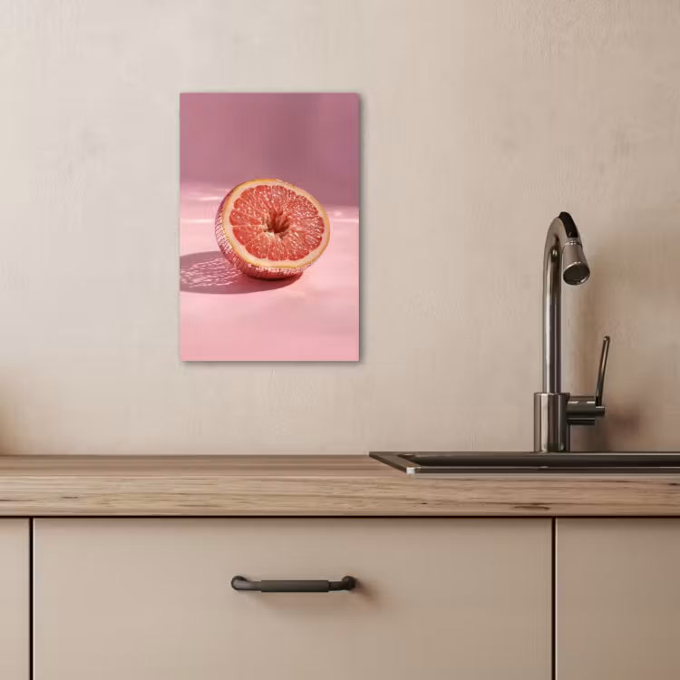 Leinwandbilder - Grapefruit - Rosa - Disco - Glänzend — 4