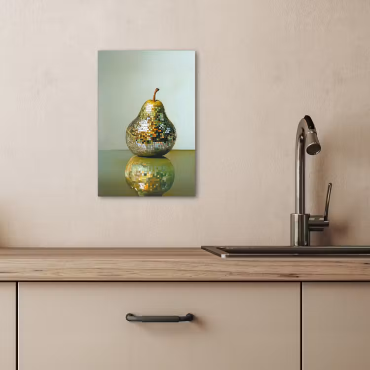 Leinwandbilder - Obst - Disco - Kunst - Glitzer — 3