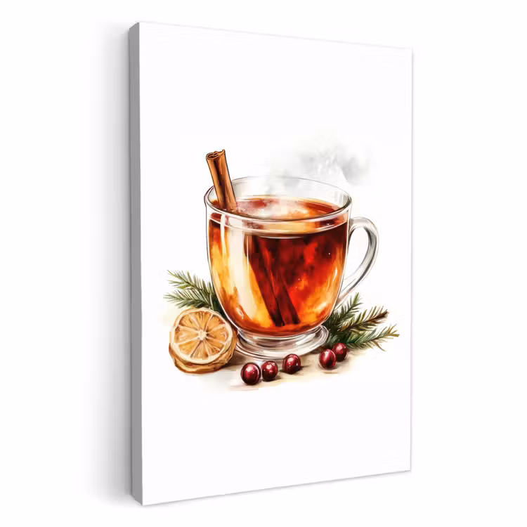 Leinwandbilder - Tee - Warm - Winter - Atmosphäre — 1