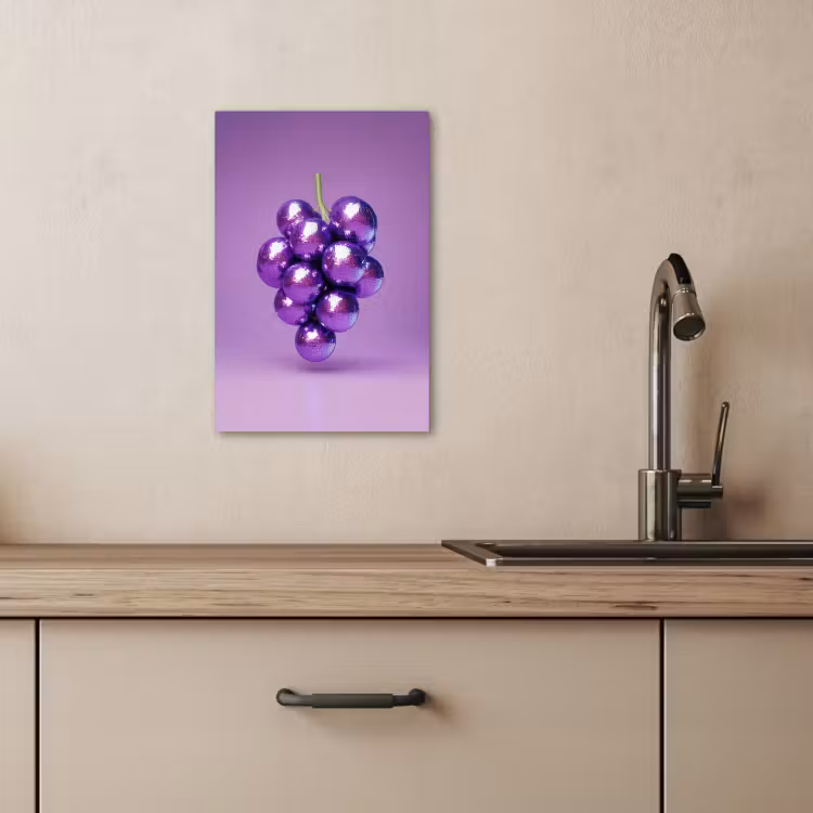 Leinwandbilder - Weintraube - Disco - Glitzer - Lila — 4