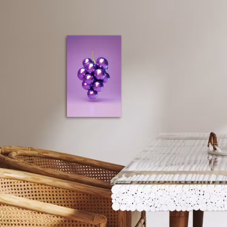 Leinwandbilder - Weintraube - Disco - Glitzer - Lila — 5