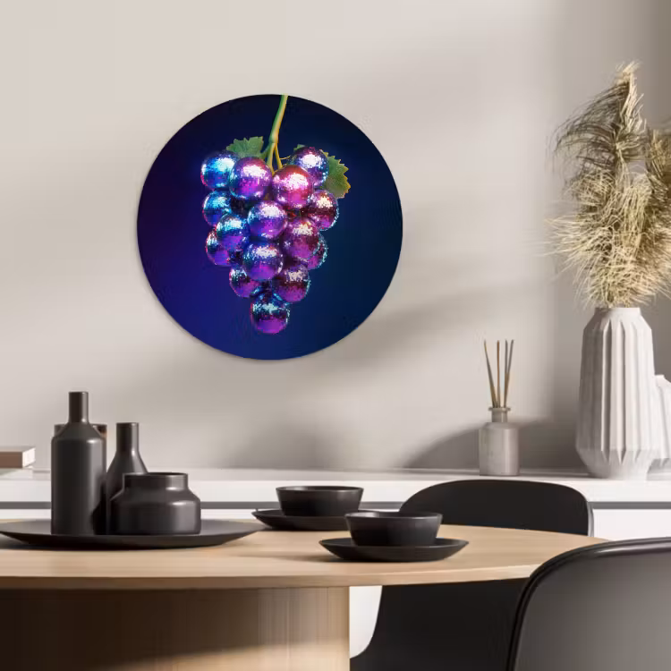 Runde Bilder - Lila - Disco - Party - Weintraube — 2