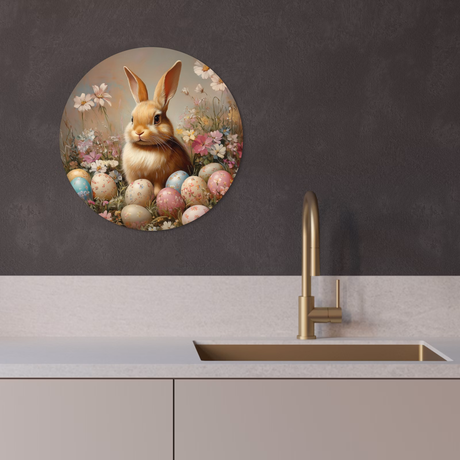 Runde Bilder - Osterhase - Frühling - Ostereier — 1