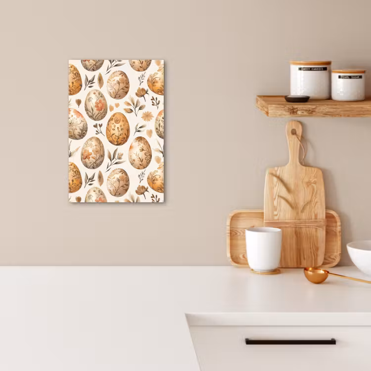Ostereier - Braun - Blumen — 2
