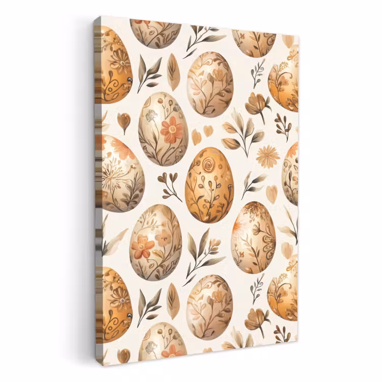 Ostereier - Braun - Blumen — 5
