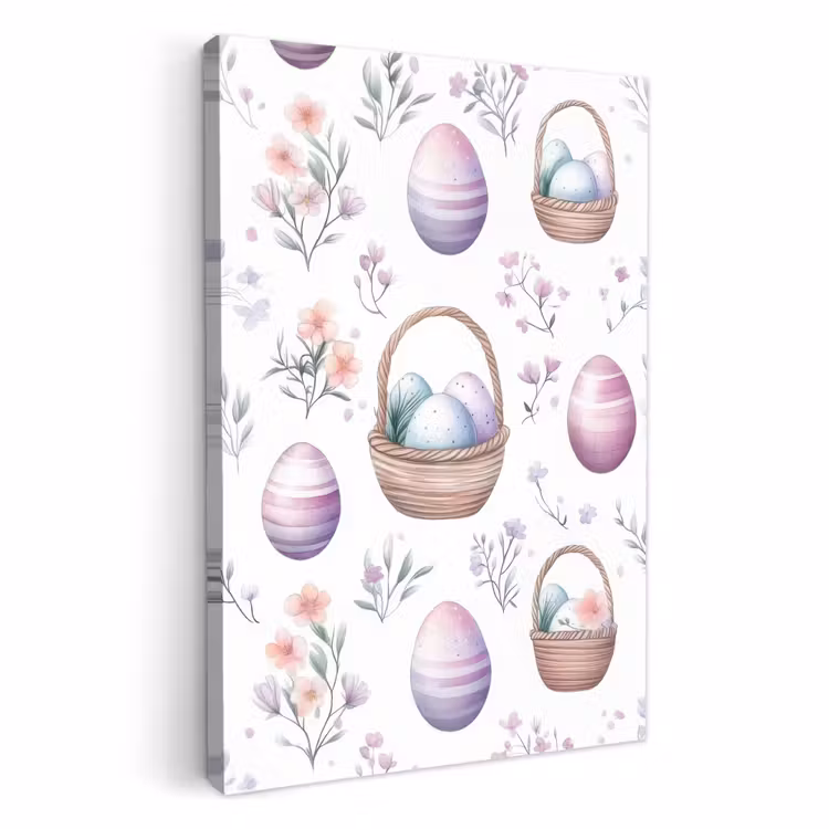 Blumen - Ostereier - Muster — 1