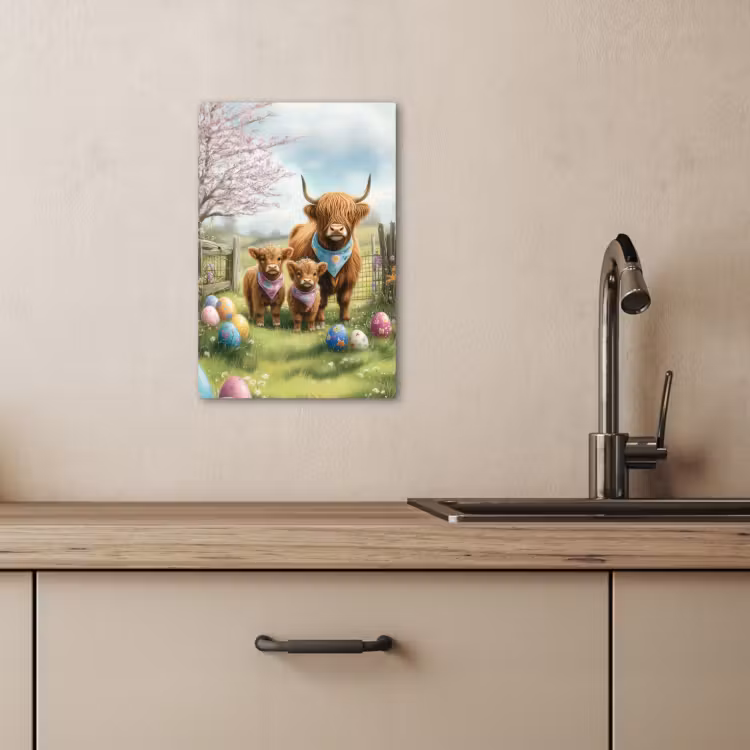 Schottische Highlander - Ostereier - Frühling — 3