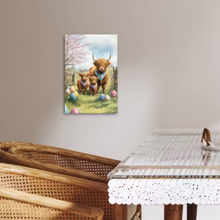 Schottische Highlander - Ostereier - Frühling — 4
