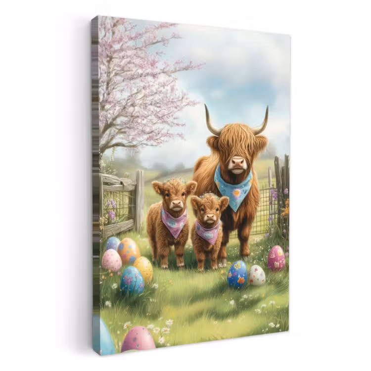 Schottische Highlander - Ostereier - Frühling — 5