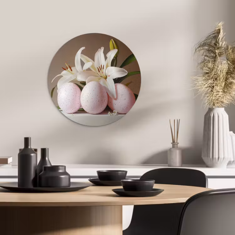 Runde Bilder - Lilien - Eier - Ostern — 3
