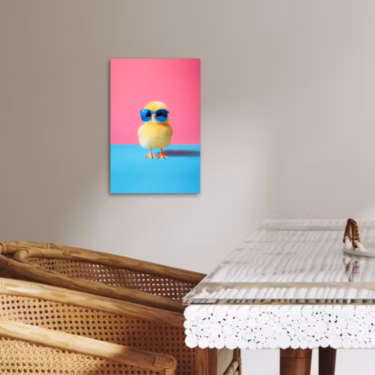 KitchenYeah - Küche - Leinwand - Chick - Sonnenbrille - Blau — 3