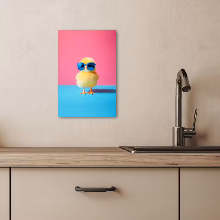 KitchenYeah - Küche - Leinwand - Chick - Sonnenbrille - Blau — 4