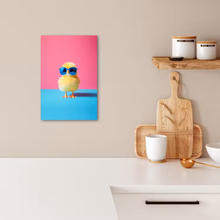 KitchenYeah - Küche - Leinwand - Chick - Sonnenbrille - Blau — 5