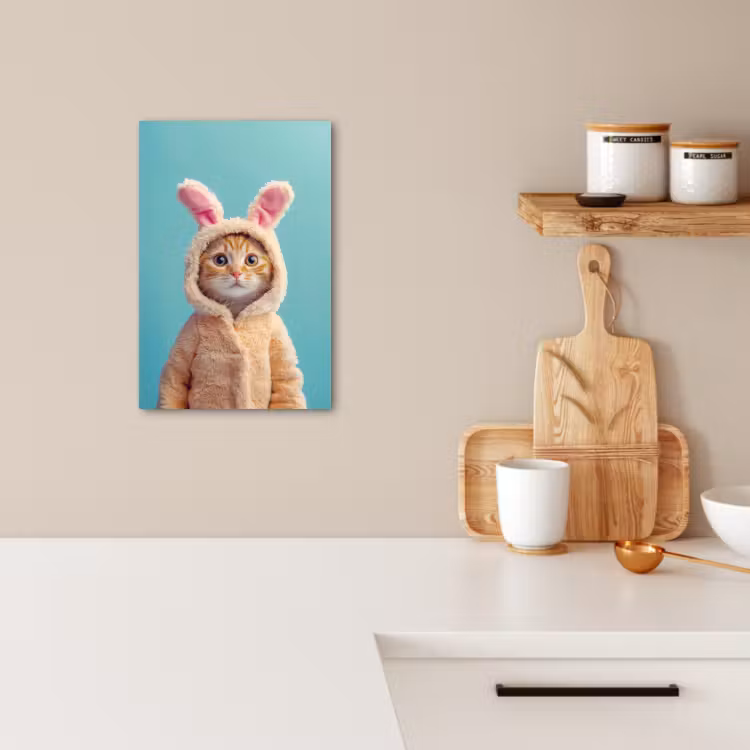 KitchenYeah - Küche - Leinwand - Osterhase - Katze - Kostüm — 4