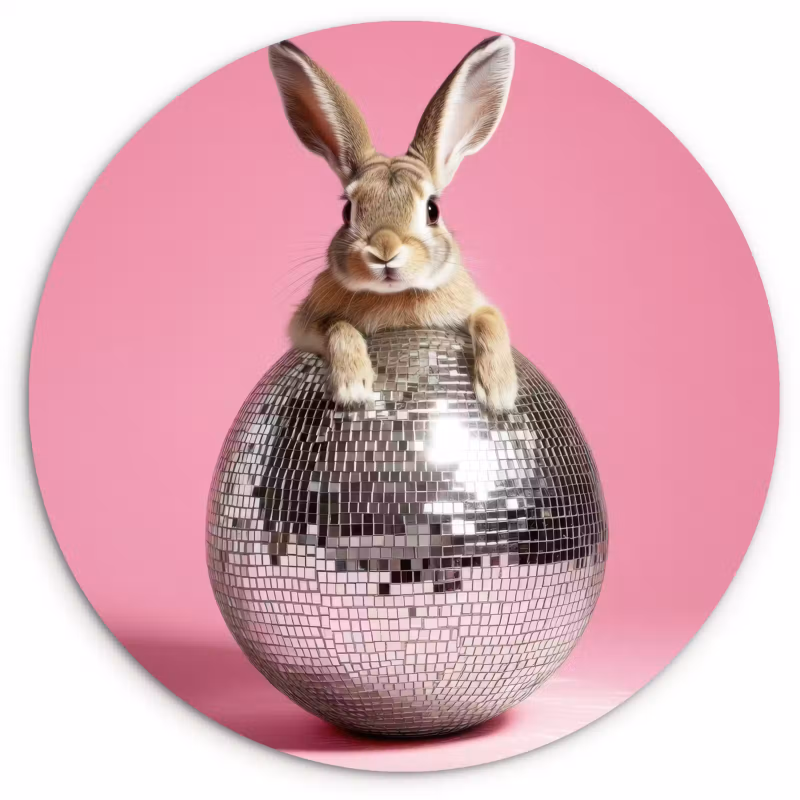 Runde Bilder - Hase - Schleife -Diskokugel — 1