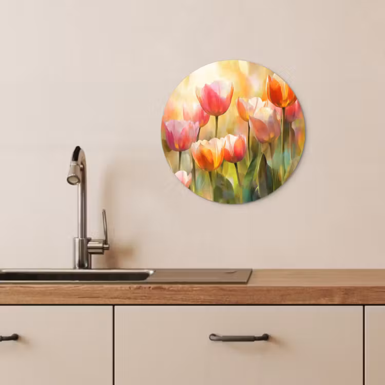 Runde Bilder - Tulpen - Märchenhaft - Farbenfroh — 4