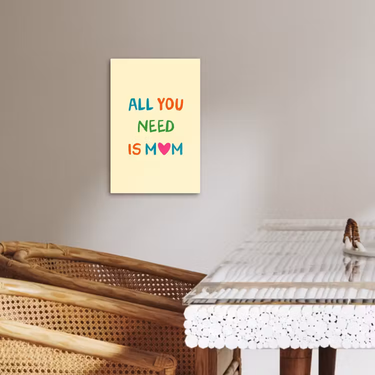 Leinwandbilder - Herz - Mutter - Text - Bunt — 5
