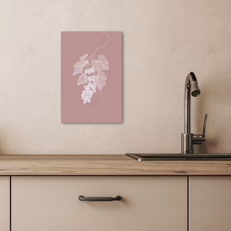 Leinwandbilder - Gebinde - Trauben - Illustration - Blätter — 5