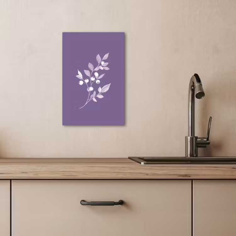 Leinwandbilder - Zweig - Anmutig - Blätter - Minimalistisch — 5