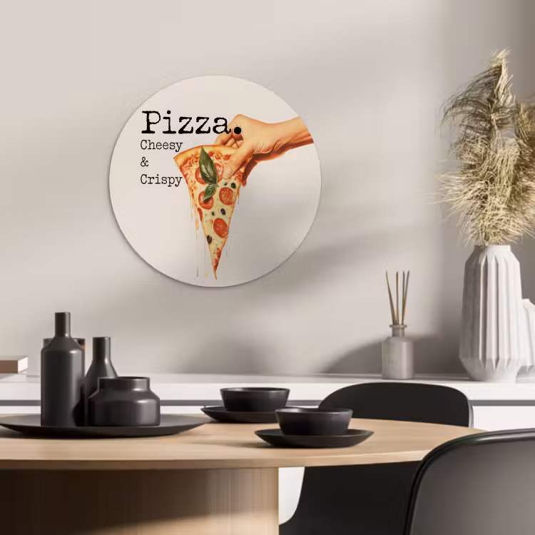 Runde Bilder - Pizza - Käse - Peperoni — 2