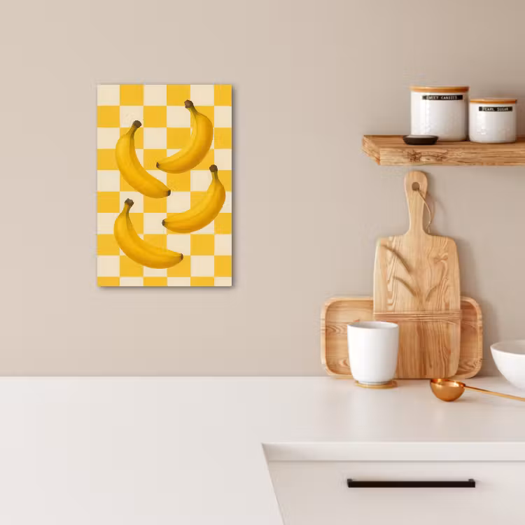 Leinwandbilder - Bananen - Gelb - Gesperrt — 3