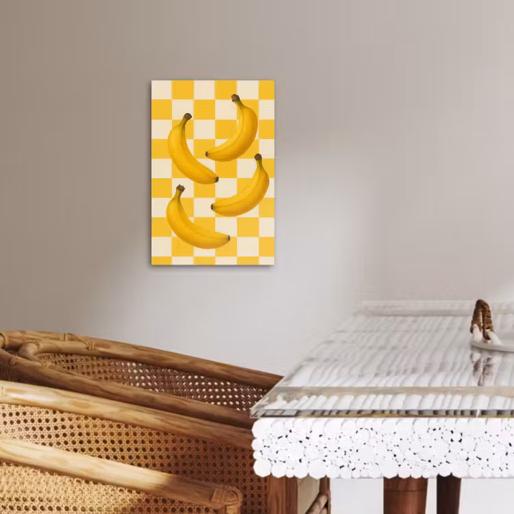 Leinwandbilder - Bananen - Gelb - Gesperrt — 4