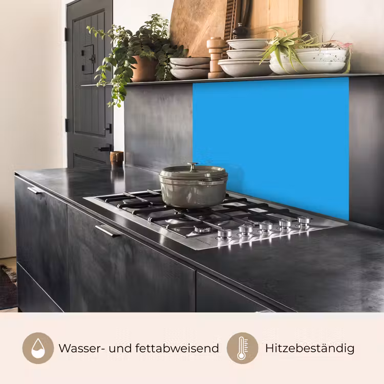 Küchenrückwand - Blau - Licht - Farben — 4