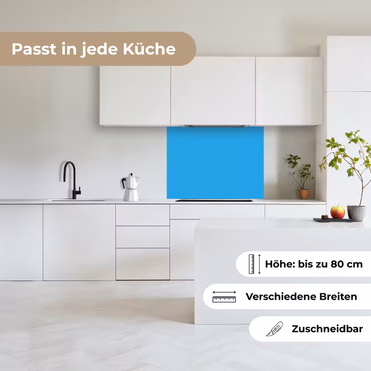Küchenrückwand - Blau - Licht - Farben — 6