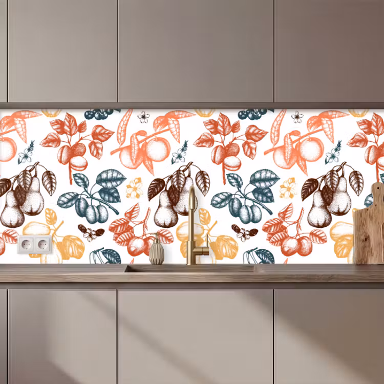 Küchenrückwand - Obst - Jahrgang - Baum - Design — 1