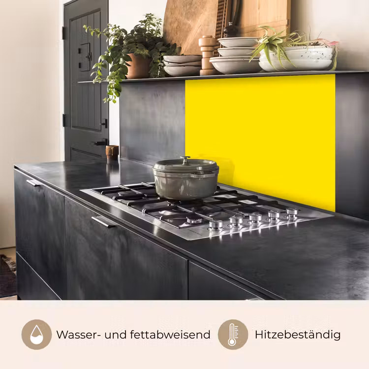Küchenrückwand - Gelb - Zitrone - Neon - Farben — 4