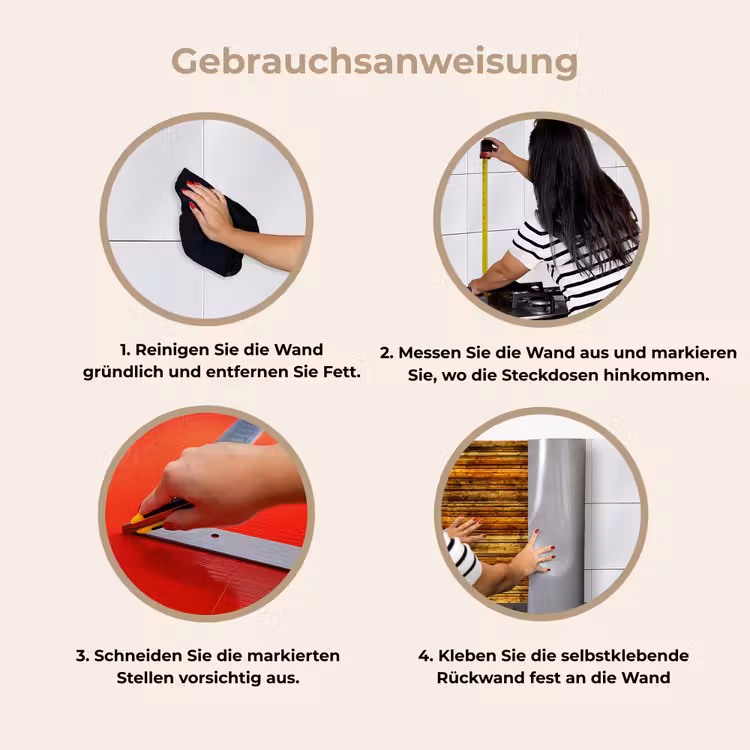 Küchenrückwand - Vintage - Holz - Regale — 8