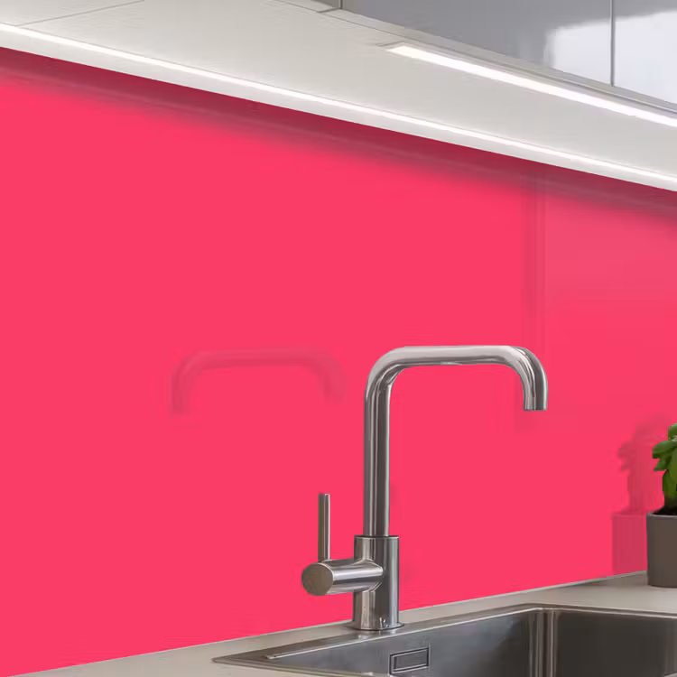 Küchenrückwand - Karmin - Farben - Palette - Rosa — 1