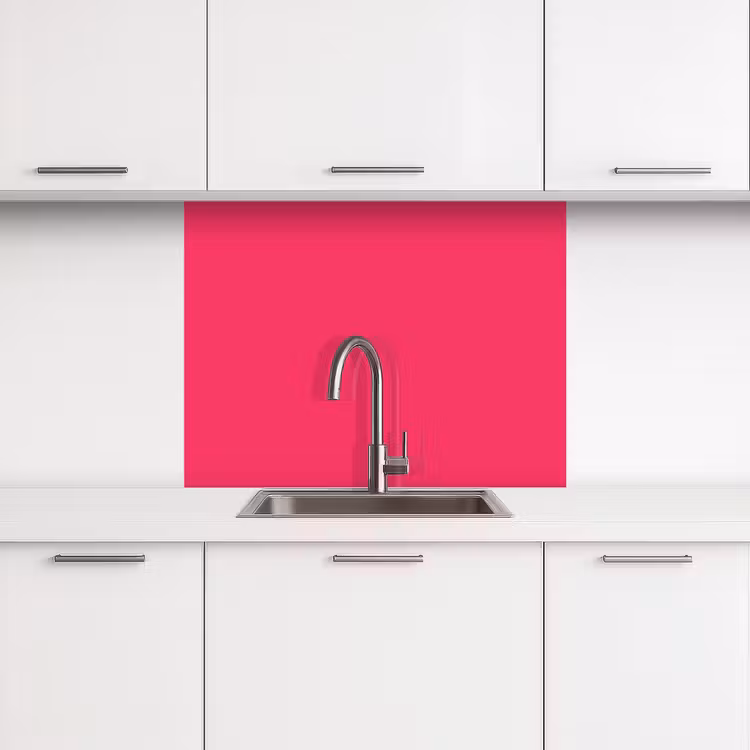 Küchenrückwand - Karmin - Farben - Palette - Rosa — 3