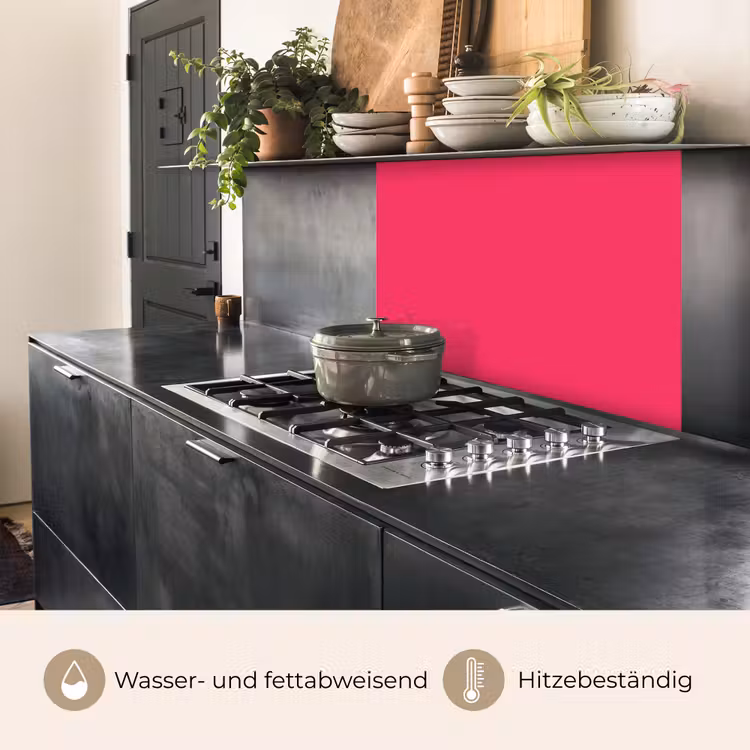 Küchenrückwand - Karmin - Farben - Palette - Rosa — 4